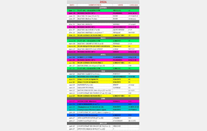 Le programme sportif 56 # 2026