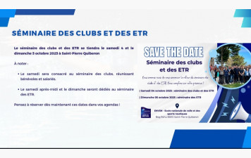 Séminaire des Clubs et ETR